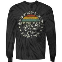 Cousin Crew 2024 Summer Vacation Beach Family Trips Matching Tie-Dye Long Sleeve Shirt