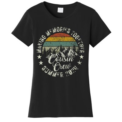 Cousin Crew 2024 Summer Vacation Beach Family Trips Matching Women's T-Shirt