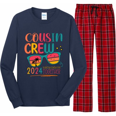 Cousin Crew 2024 Family Reunion Making Memories Matching Long Sleeve Pajama Set