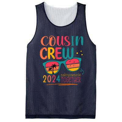 Cousin Crew 2024 Family Reunion Making Memories Matching Mesh Reversible Basketball Jersey Tank