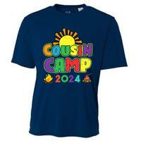 Cousin Camp 2024 Family Vacation Summer Camping Crew Cute Cooling Performance Crew T-Shirt