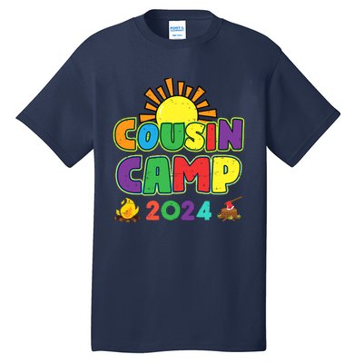 Cousin Camp 2024 Family Vacation Summer Camping Crew Cute Tall T-Shirt