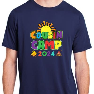 Cousin Camp 2024 Family Vacation Summer Camping Crew Cute Adult ChromaSoft Performance T-Shirt