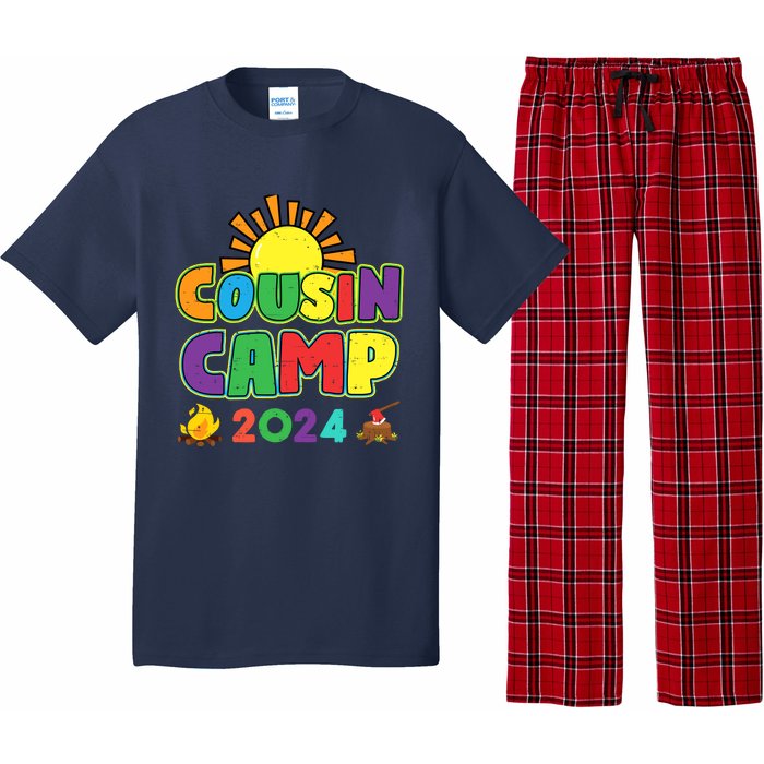 Cousin Camp 2024 Family Vacation Summer Camping Crew Cute Pajama Set