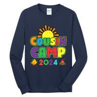 Cousin Camp 2024 Family Vacation Summer Camping Crew Cute Tall Long Sleeve T-Shirt