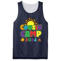 Cousin Camp 2024 Family Vacation Summer Camping Crew Cute Mesh Reversible Basketball Jersey Tank