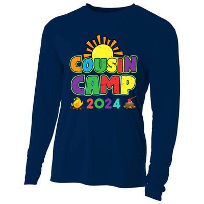 Cousin Camp 2024 Family Vacation Summer Camping Crew Cute Cooling Performance Long Sleeve Crew