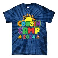 Cousin Camp 2024 Family Vacation Summer Camping Crew Cute Tie-Dye T-Shirt