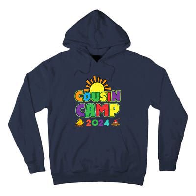 Cousin Camp 2024 Family Vacation Summer Camping Crew Cute Tall Hoodie