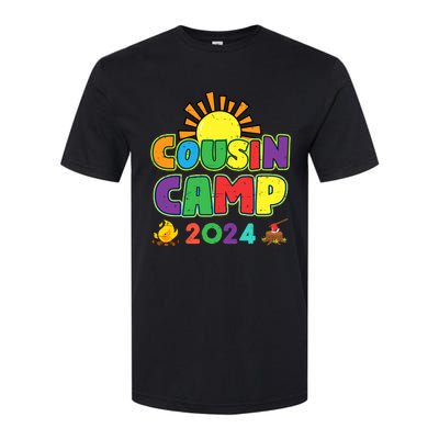 Cousin Camp 2024 Family Vacation Summer Camping Crew Cute Softstyle CVC T-Shirt