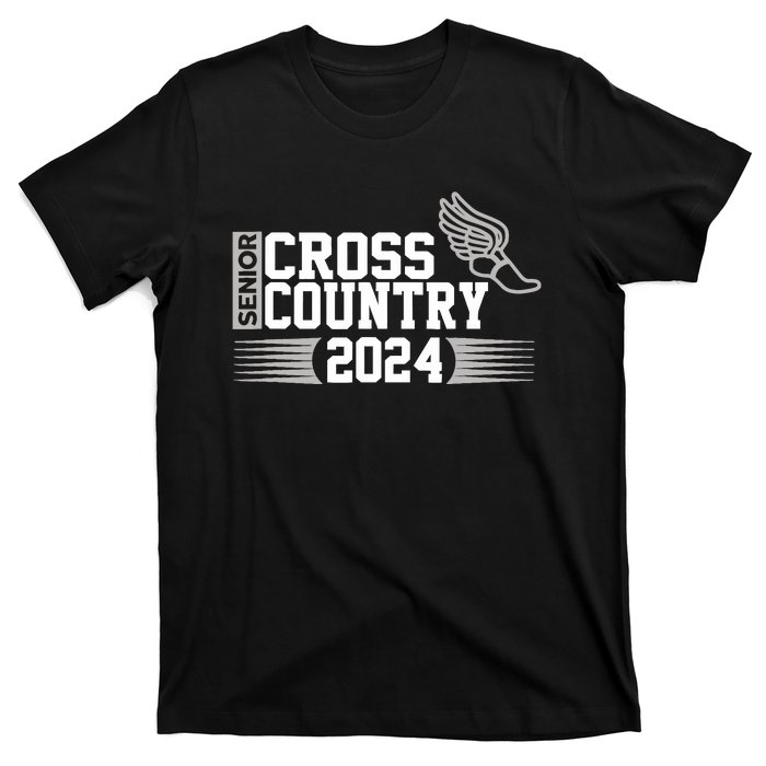 Cross Country 2024 Senior Running Team Grey T-Shirt