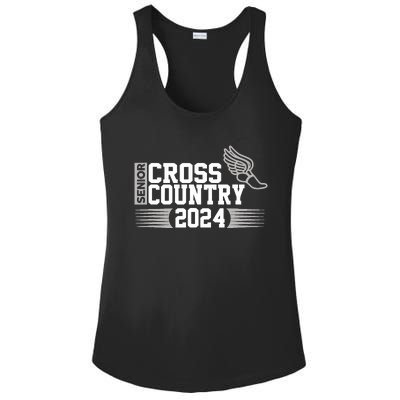 Cross Country 2024 Senior Running Team Grey Ladies PosiCharge Competitor Racerback Tank