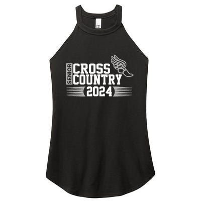 Cross Country 2024 Senior Running Team Grey Women's Perfect Tri Rocker Tank