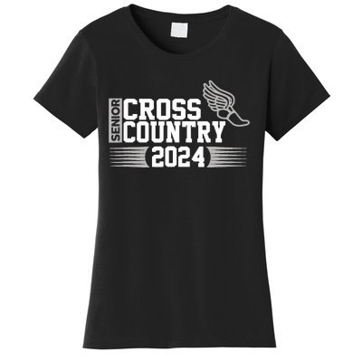 Cross Country 2024 Senior Running Team Grey Women's T-Shirt