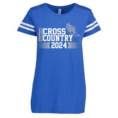 Cross Country 2024 Senior Running Team Grey Enza Ladies Jersey Football T-Shirt