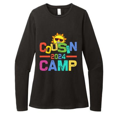 Cousin Camp 2024 Family Vacation Summer Camping Womens CVC Long Sleeve Shirt