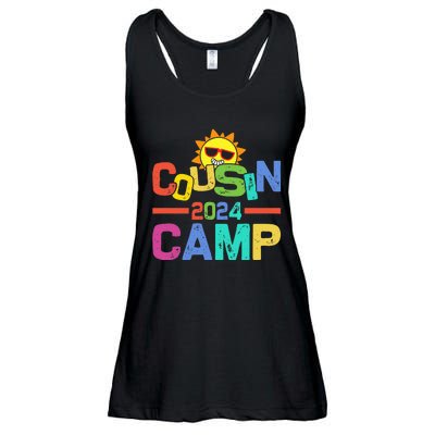 Cousin Camp 2024 Family Vacation Summer Camping Ladies Essential Flowy Tank