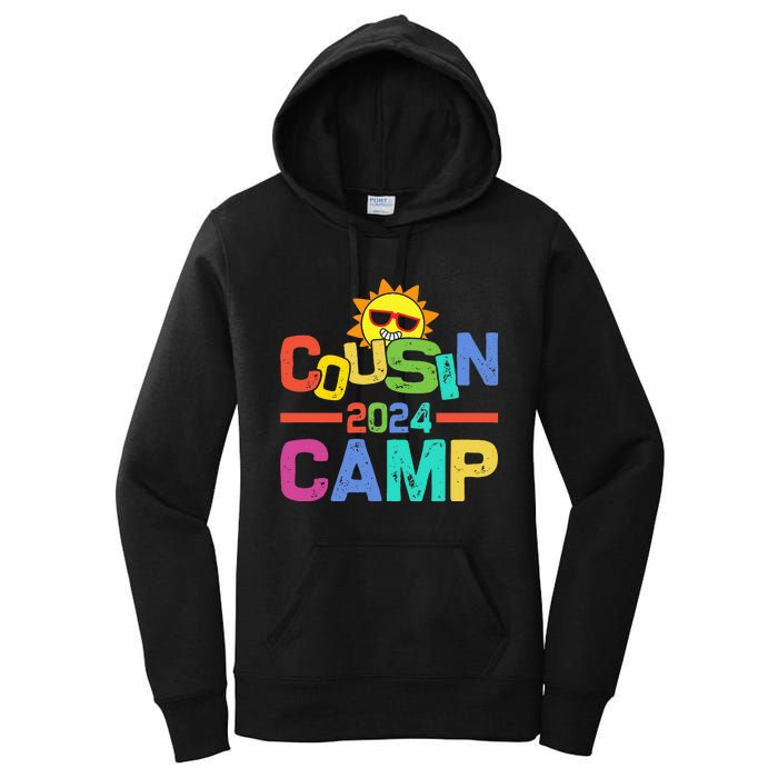 Cousin Camp 2024 Family Vacation Summer Camping Women's Pullover Hoodie