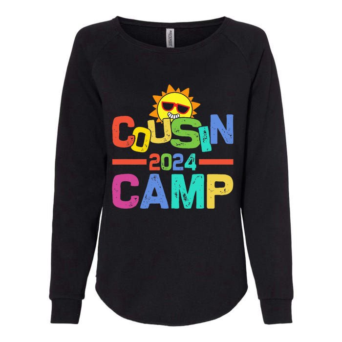 Cousin Camp 2024 Family Vacation Summer Camping Womens California Wash Sweatshirt