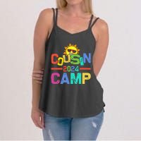 Cousin Camp 2024 Family Vacation Summer Camping Women's Strappy Tank