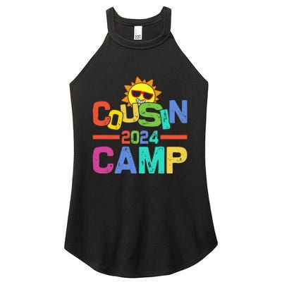 Cousin Camp 2024 Family Vacation Summer Camping Women's Perfect Tri Rocker Tank