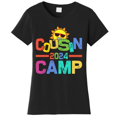 Cousin Camp 2024 Family Vacation Summer Camping Women's T-Shirt