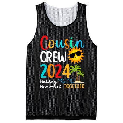 Cousin Crew 2024 Summer Vacation Beach Family Trips Matching Mesh Reversible Basketball Jersey Tank