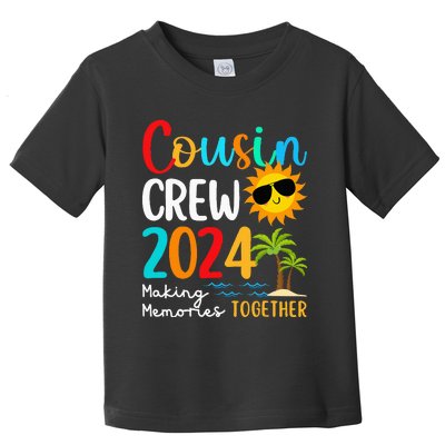 Cousin Crew 2024 Summer Vacation Beach Family Trips Matching Toddler T-Shirt