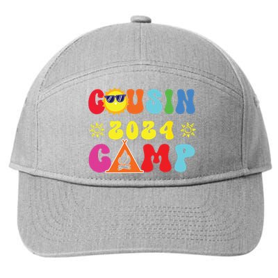 Cousin Camp 2024 Family Vacation Summer Camping Crew Match 7-Panel Snapback Hat