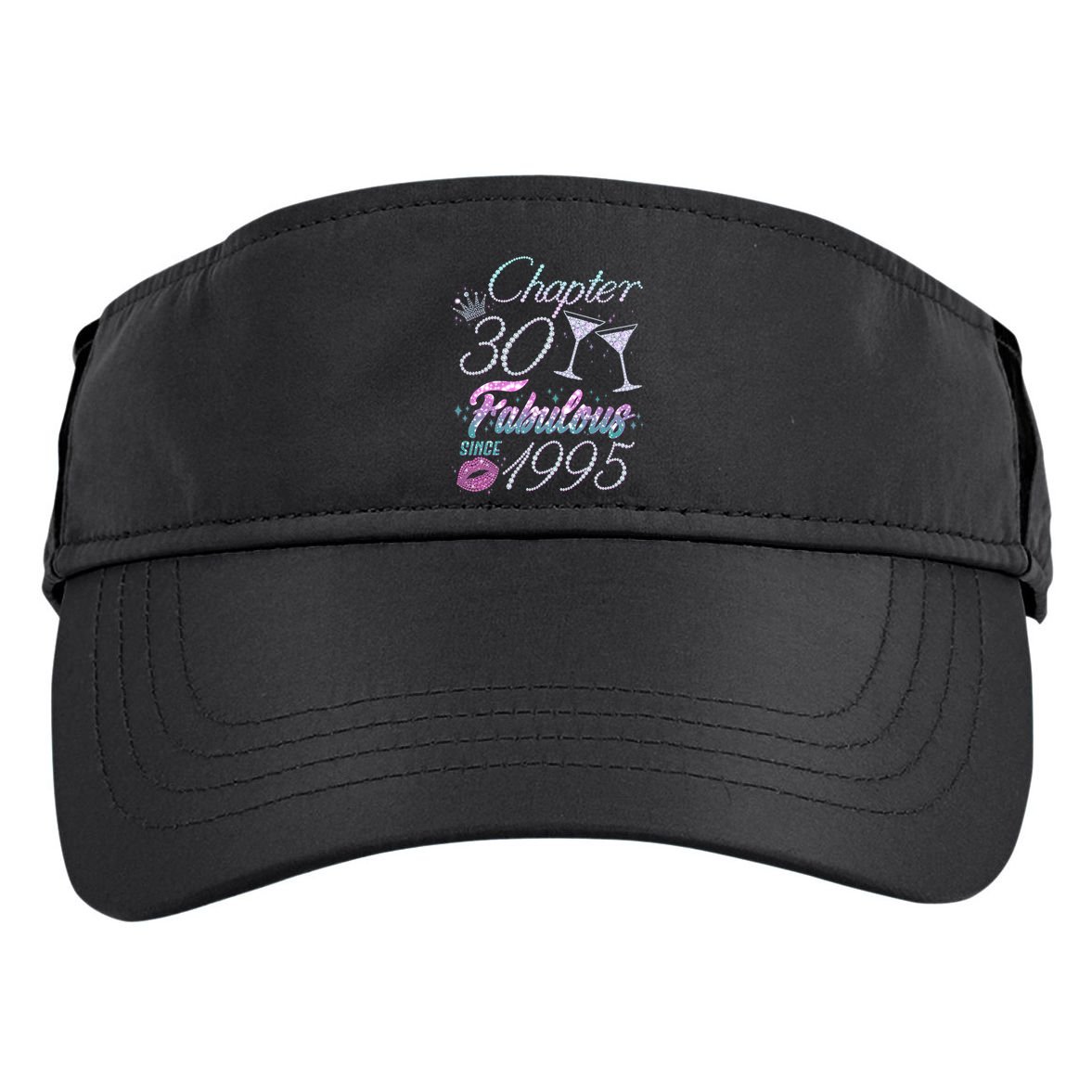 Cute Chapter 30th Birthday Fabulous Since 1995 Adult Drive Performance Visor