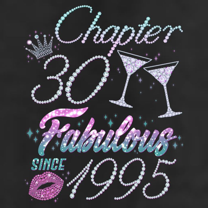 Cute Chapter 30th Birthday Fabulous Since 1995 Adult Drive Performance Visor