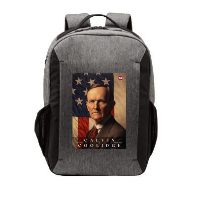 Calvin Coolidge 30th President Of The United States Portrait Vector Backpack