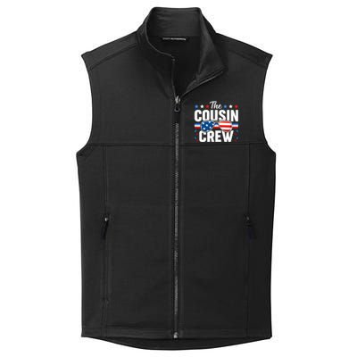 Cousin Crew 4th Of July Patriotic American Family Matching Collective Smooth Fleece Vest