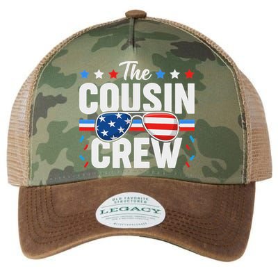Cousin Crew 4th Of July Patriotic American Family Matching Legacy Tie Dye Trucker Hat