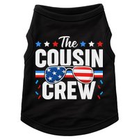 Cousin Crew 4th Of July Patriotic American Family Matching Doggie Tank