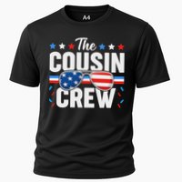 Cousin Crew 4th Of July Patriotic American Family Matching Cooling Performance Crew T-Shirt