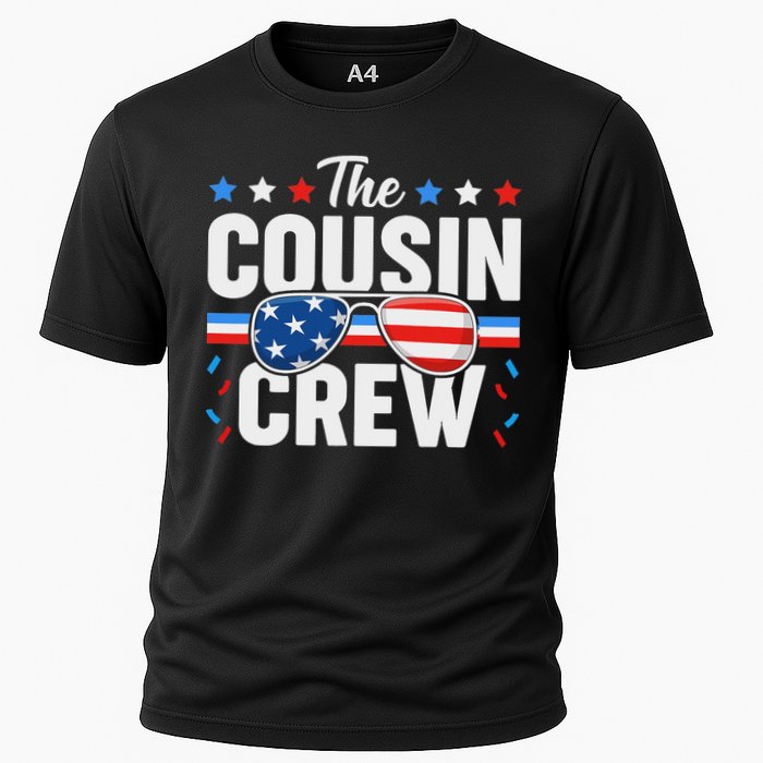 Cousin Crew 4th Of July Patriotic American Family Matching Cooling Performance Crew T-Shirt