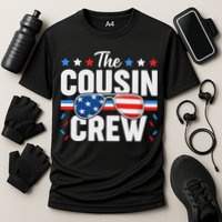 Cousin Crew 4th Of July Patriotic American Family Matching Cooling Performance Crew T-Shirt