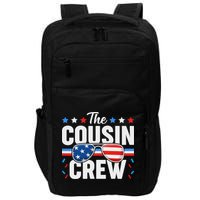 Cousin Crew 4th Of July Patriotic American Family Matching Impact Tech Backpack