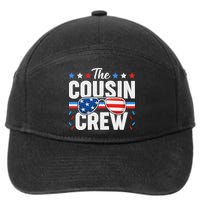 Cousin Crew 4th Of July Patriotic American Family Matching 7-Panel Snapback Hat