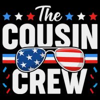 Cousin Crew 4th Of July Patriotic American Family Matching 7-Panel Snapback Hat