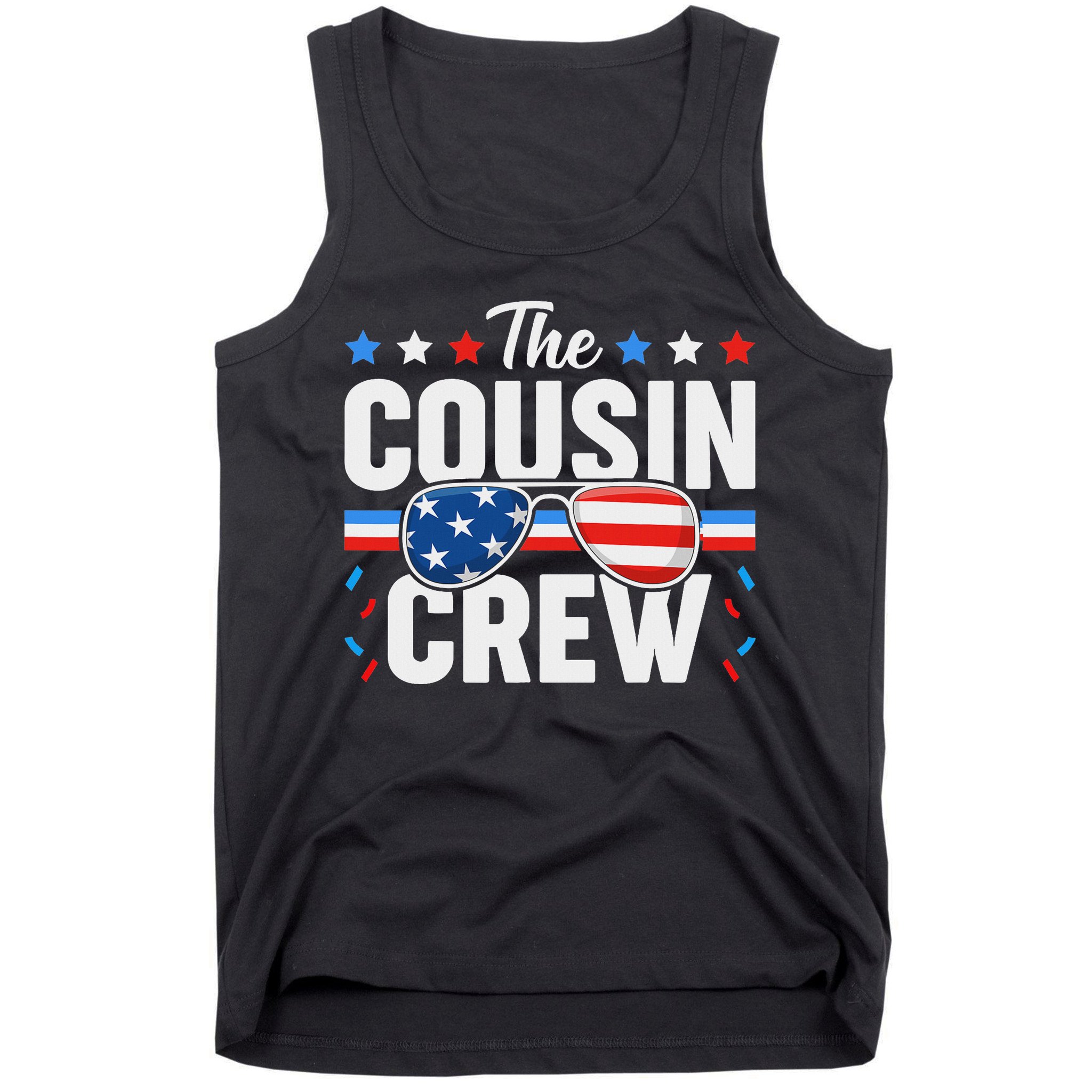 Cousin Crew 4th Of July Patriotic American Family Matching Tank Top