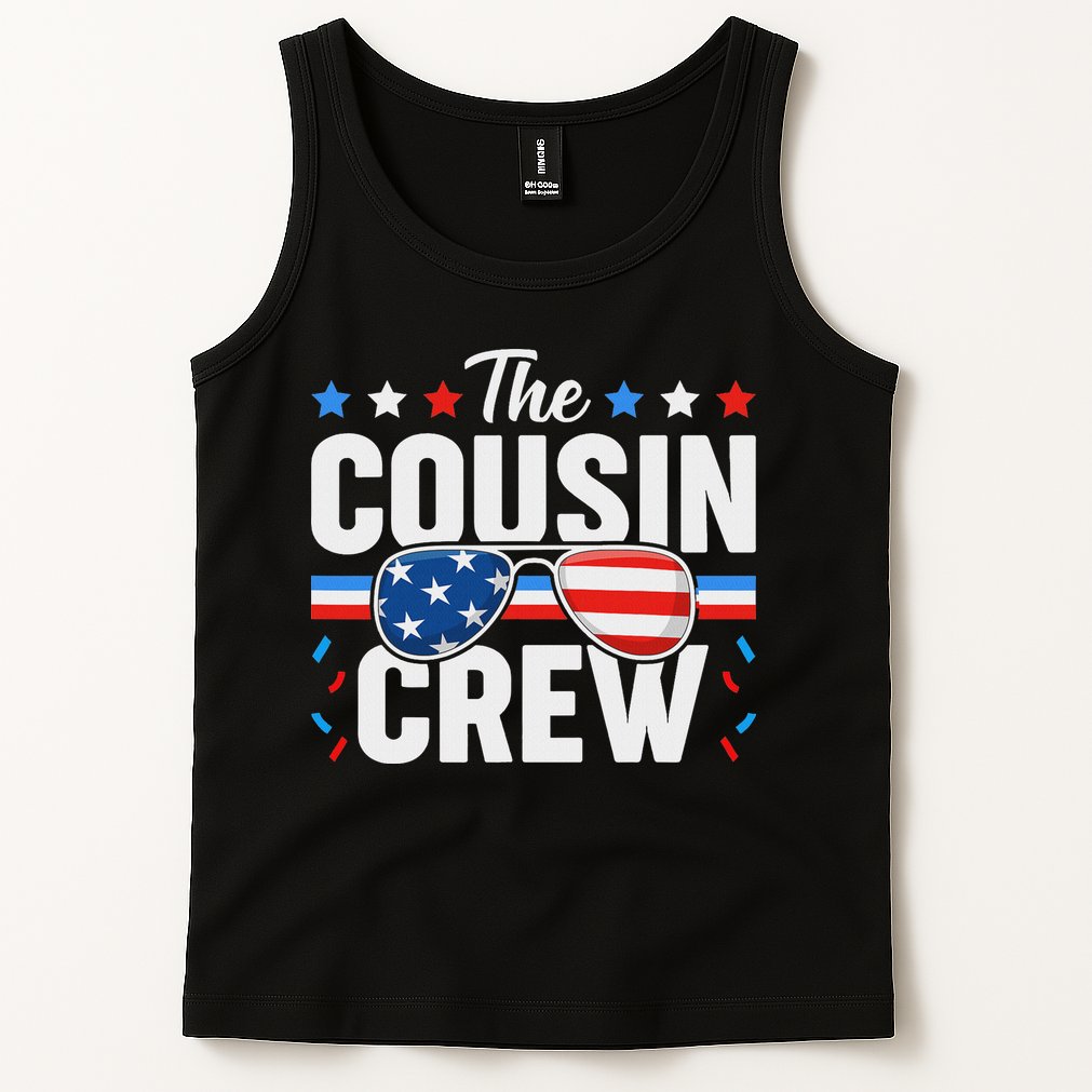 Cousin Crew 4th Of July Patriotic American Family Matching Tank Top