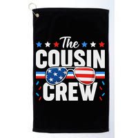 Cousin Crew 4th Of July Patriotic American Family Matching Golf Towel