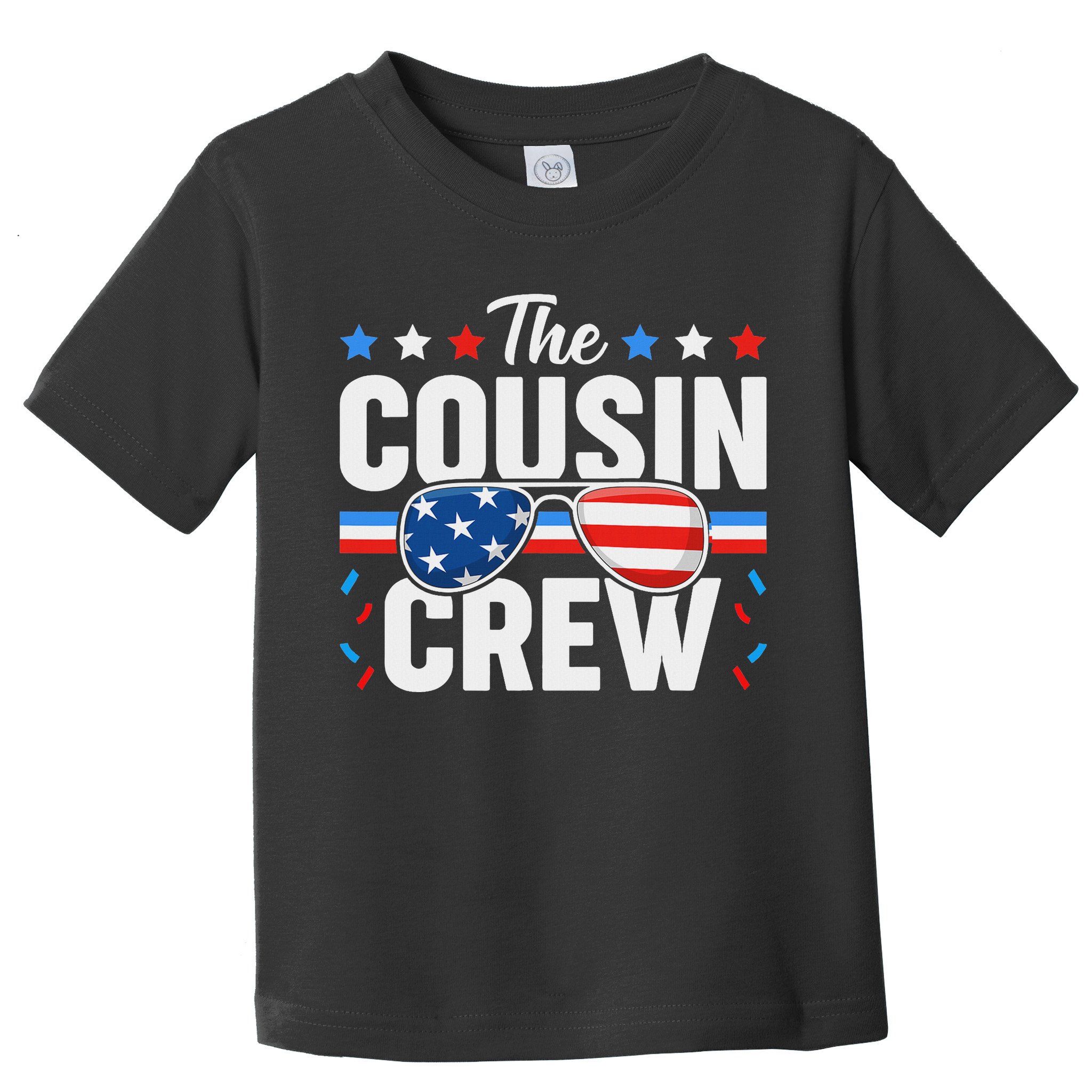 Cousin Crew 4th Of July Patriotic American Family Matching Toddler T-Shirt