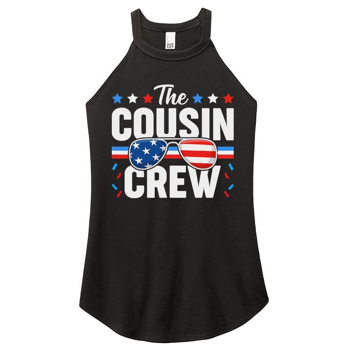 Cousin Crew 4th Of July Patriotic American Family Matching Women's Perfect Tri Rocker Tank