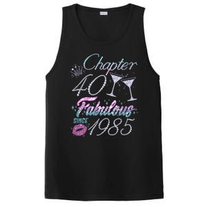 Cute Chapter 40th Birthday Fabulous Since 1985 PosiCharge Competitor Tank