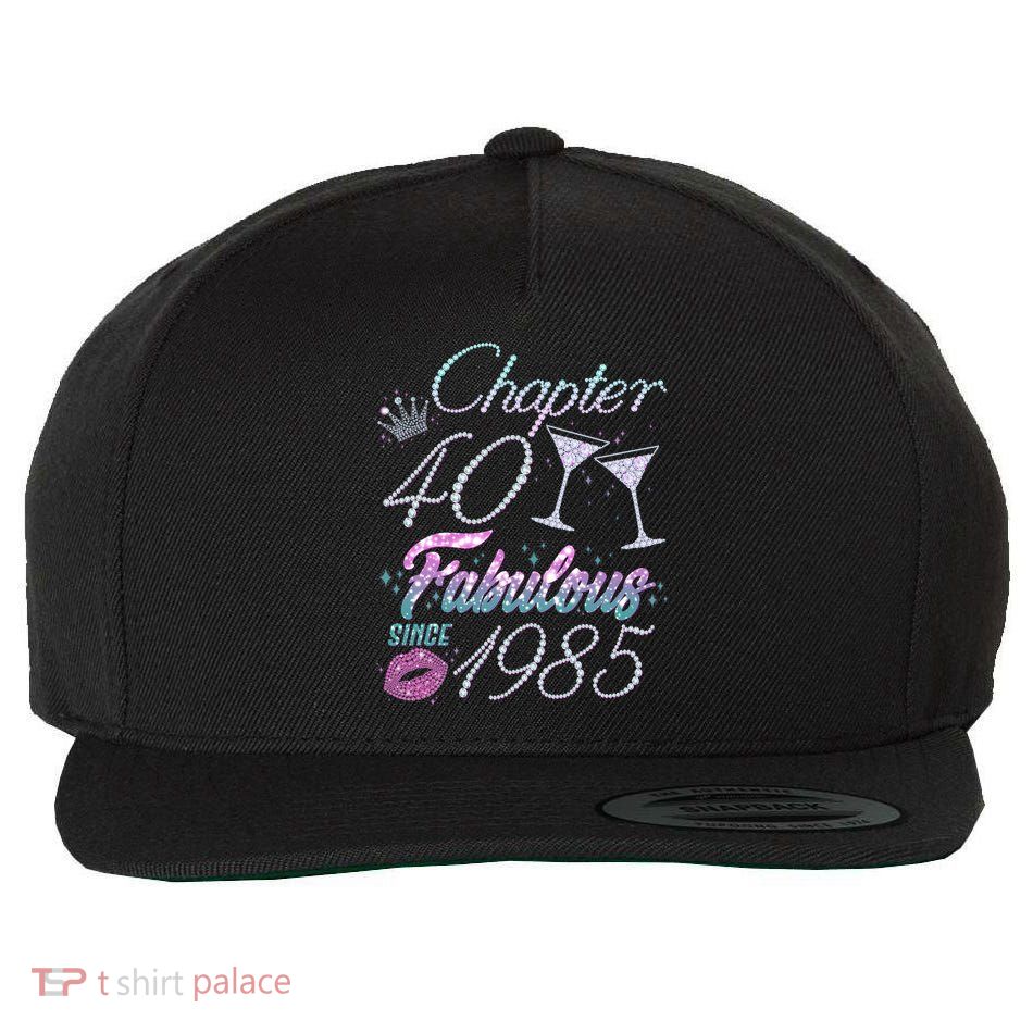 Cute Chapter 40th Birthday Fabulous Since 1985 Wool Snapback Cap