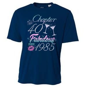 Cute Chapter 40th Birthday Fabulous Since 1985 Cooling Performance Crew T-Shirt