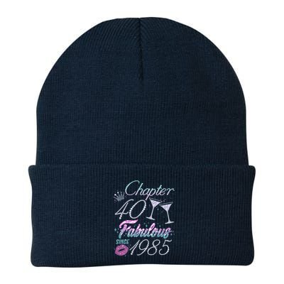 Cute Chapter 40th Birthday Fabulous Since 1985 Beanie